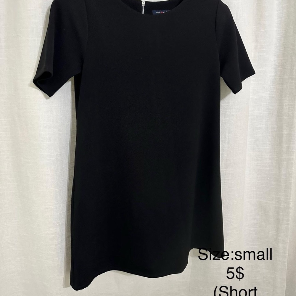 Chic Black Short Sleeve Dress